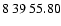 $8\>39\>55.80$