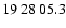 $19\>28\>05.3$