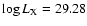 $\log L_{\rm
X}=29.28$