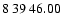 $8\>39\>46.00$