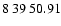 $8\>39\>50.91$