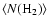 $\langle N({\rm H}_2)\rangle$