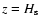 $z=H_{\rm s}$