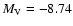 $M_{\rm V} = -8.74$