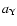 $a_{\rm Y}$