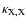 $\kappa_{\rm X,X}$