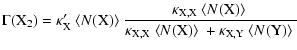 $\displaystyle \Gamma({\rm X}_2) = \hbox{$\kappa_{{\rm X}}'$ }\hbox{$\left<N({\r...
...{\rm X})\right>$ }+\hbox{$\kappa_{\rm X,Y}$ }\hbox{$\left<N({\rm Y})\right>$ }}$