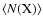 $\left<N({\rm X})\right>$