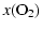 $\displaystyle x({\rm O_2})$