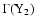 $\hbox{$\Gamma({\rm Y}_2)$ }$