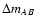 $\Delta m_{AB}$