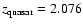 $z_{\rm quasar}=2.076$