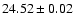 $24.52\pm0.02$