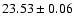 $23.53\pm0.06$