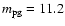 $m_{\rm pg} = 11.2$