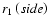 $r_1 \left( side \right)$
