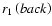 $ r_1 \left( back \right)$