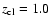 $z_{\rm cl}=1.0$