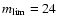 $m_{\rm lim}=24$