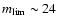 $m_{\rm lim}\sim 24$