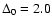 $\Delta_0= 2.0$