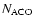 $N_{\rm ACO}$