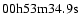 ${\rm00h53m34.9s}$