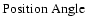 ${\rm Position\ Angle} $
