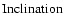 ${\rm Inclination}$