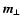 $\vec{m}_{\perp}$