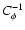 $C_{\phi}^{-1}$