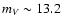 $m_{V}\sim 13.2$