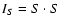 $I_S=S\cdot S$