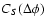 $C_S(\Delta\phi)$