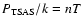 $P_{\rm TSAS}/k=nT$