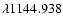 $\lambda 1144.938$