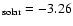 $_{\rm solar}=-3.26$