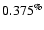 $0.375^{\%}$
