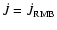 $\dot{J}=\dot{J}_{{\rm RMB}}$