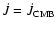 $\dot{J}=\dot{J}_{{\rm CMB}}$