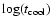 $\log(t_{{\rm cool}})$