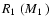 $\mbox{$R_{\rm 1}$ }(\mbox{$M_{\rm 1}$ })$