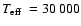 $\mbox{$T_{\rm eff}$ }=30~000$