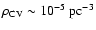 $\rho_{{\rm CV}}\sim10^{-5}~{\rm pc}^{-3}$