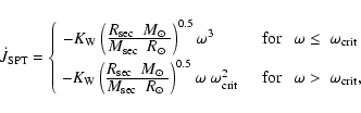 \begin{displaymath}\dot{J}_{{\rm SPT}}=\left\{
\begin{array}{rr}
-K_{{\rm W}}\le...
...m}\mbox{for}~~~\omega>~\omega_{{\rm crit}},
\end{array}\right.
\end{displaymath}
