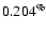 $0.204^{\%}$