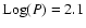${\rm Log}(P)=2.1$