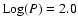 ${\rm Log}(P)=2.0$