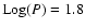${\rm Log}(P)=1.8$