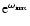 ${\rm e}^{\omega_{\rm {max}}}$